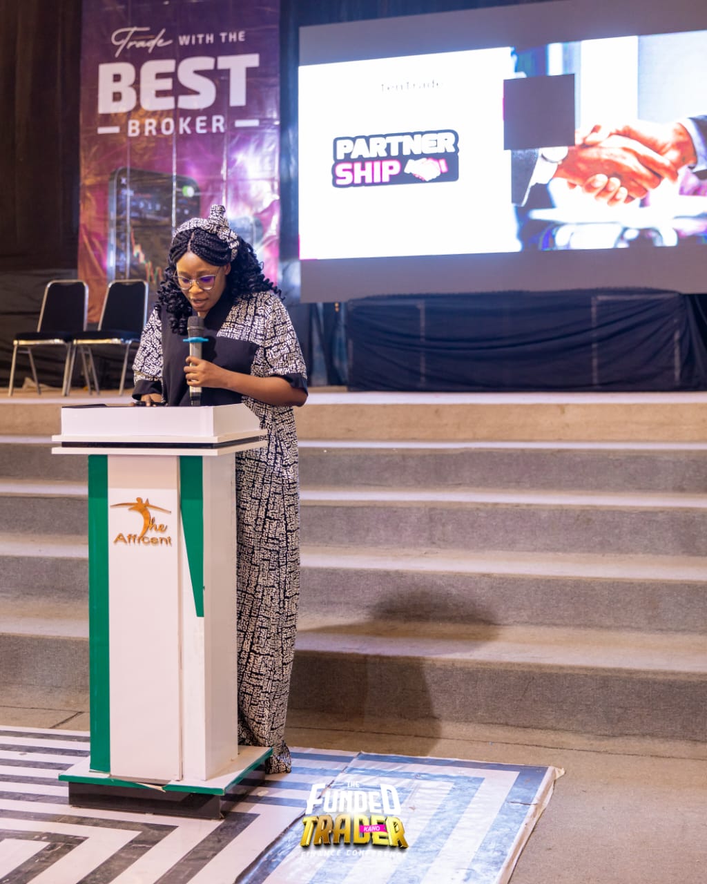 Presenting the partnership programme in Kano