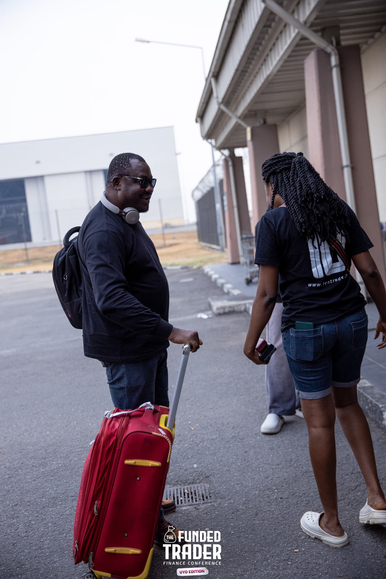 Arriving on the road for the Uyo Funded Trader conference